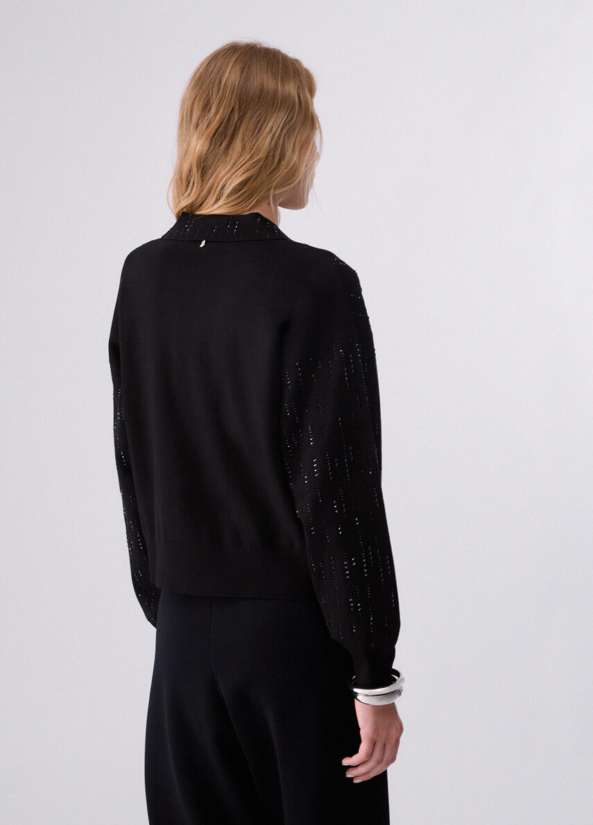 Maglia donna Liu Jo CF6161MS99E Nero